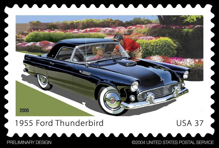  Ford Thunderbird (P5/40) 1955 года  (фото 8 из 128)